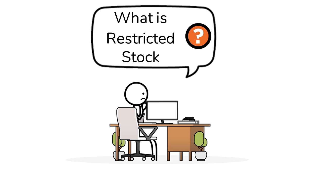 A stick figure confused about Restricted Stock