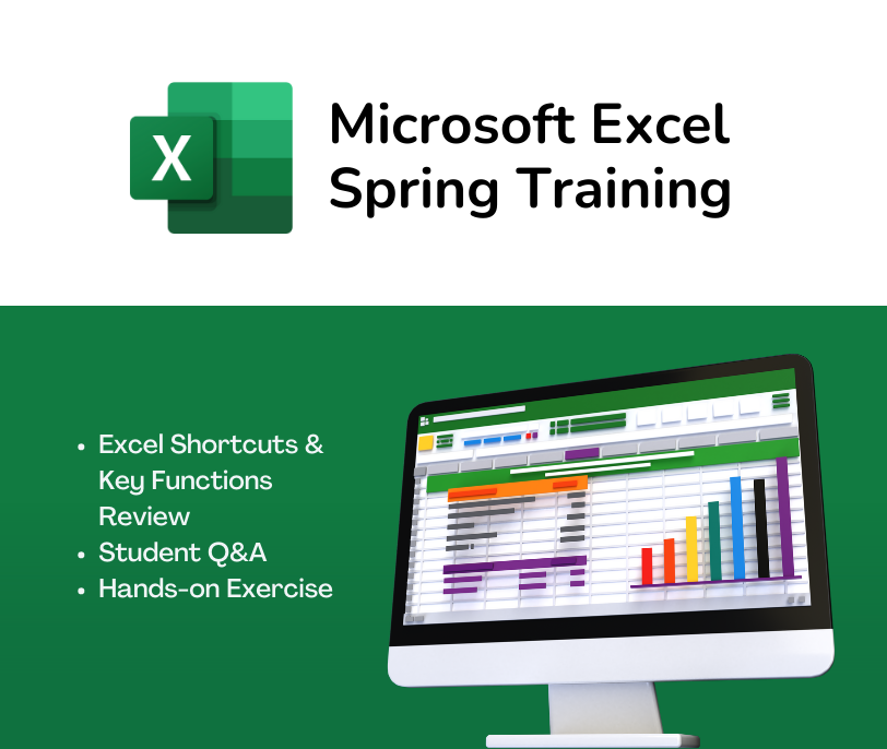 Live Excel Training for Sitewide Pass Holders